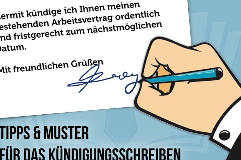 Kostenlose Vorlagen und Tipps für die Kündigung eines Arbeitsvertrags